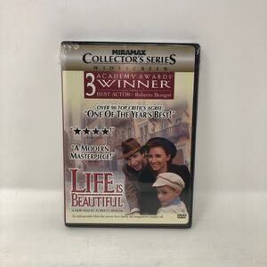 Life is Beautiful DVD Widescreen Miramax Collectors Roberto Benigni New Sealed